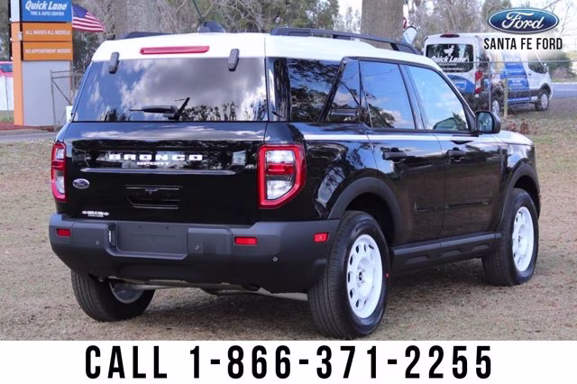 2025 Black Ford Bronco Sport Heritage 4X4 SUV