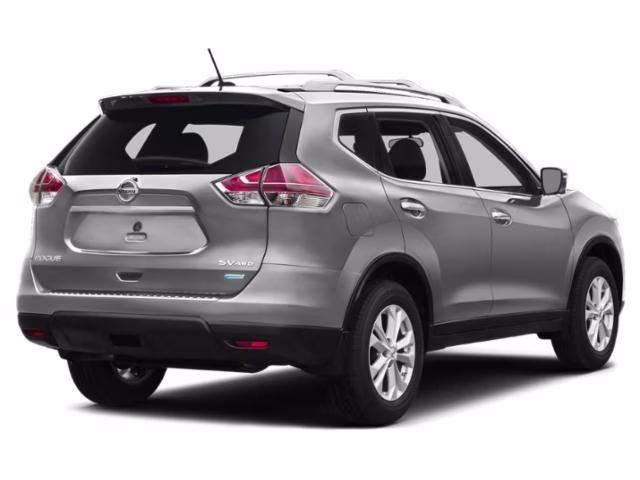 2015 Brilliant Silver Nissan Rogue S AWD SUV
