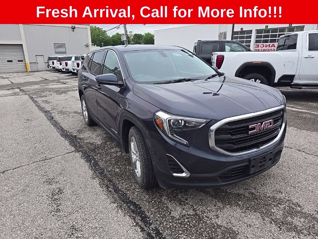 2019 Blue Steel Metallic GMC Terrain SLE FWD SUV