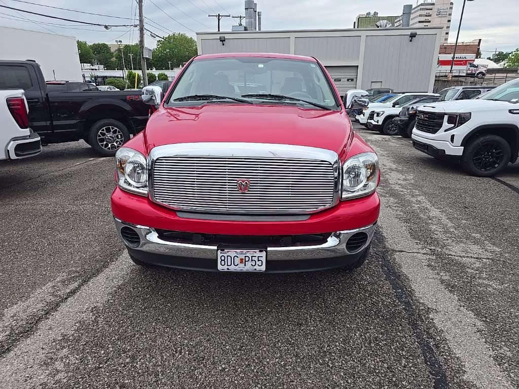2008 Flame Red Clearcoat Dodge Ram 1500 SLT 4X4 Truck