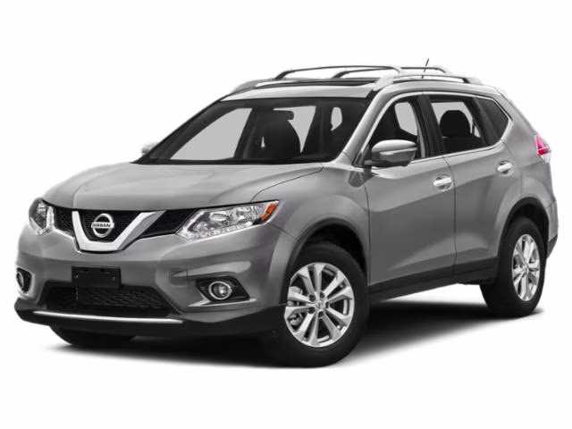 2015 Brilliant Silver Nissan Rogue S AWD SUV