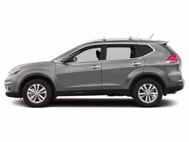 2015 Brilliant Silver Nissan Rogue S AWD SUV