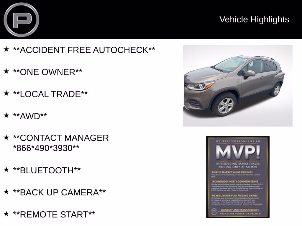 2022 Stone Gray Metallic Chevrolet Trax LT AWD SUV