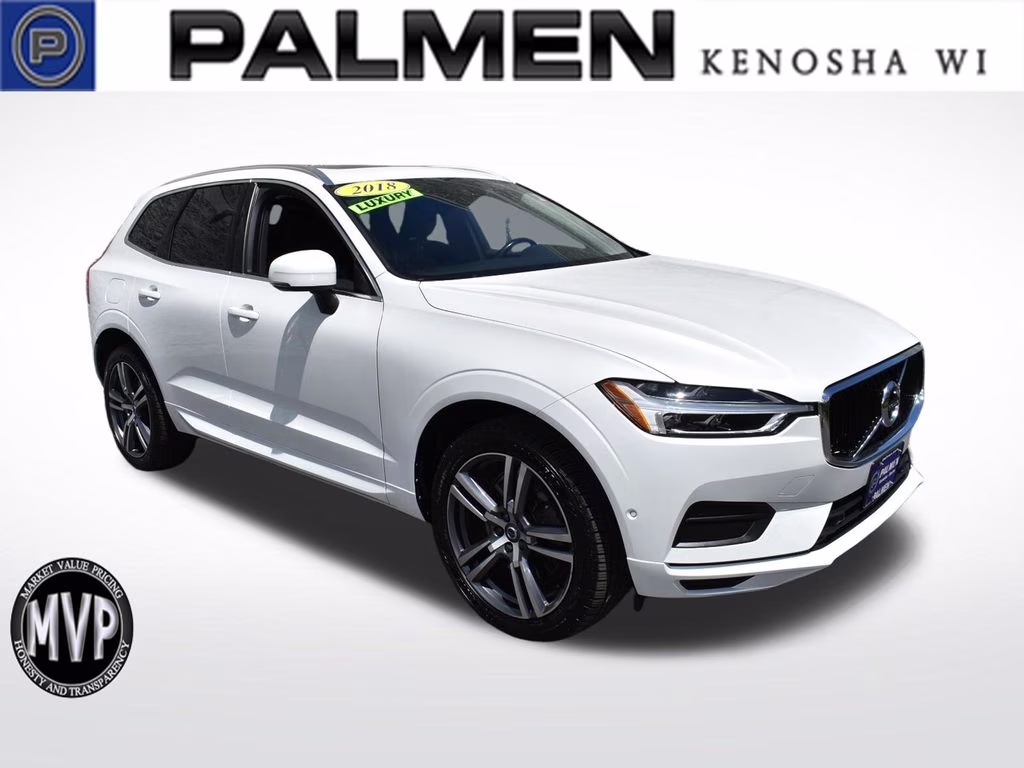 2018 Crystal White Volvo XC60 T6 Momentum AWD SUV