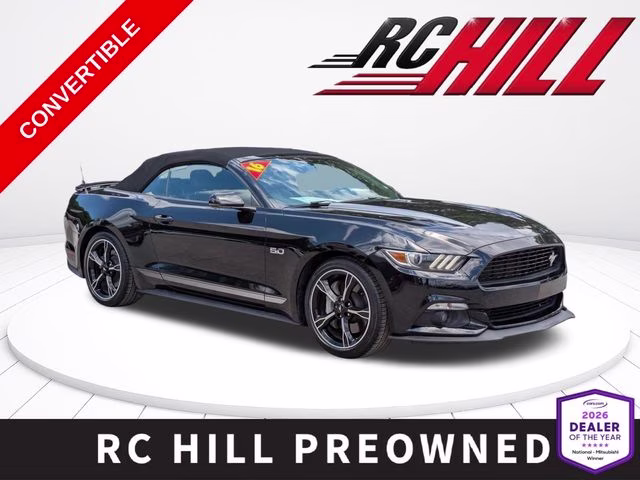 2016 Shadow Black Ford Mustang GT Premium RWD Convertible