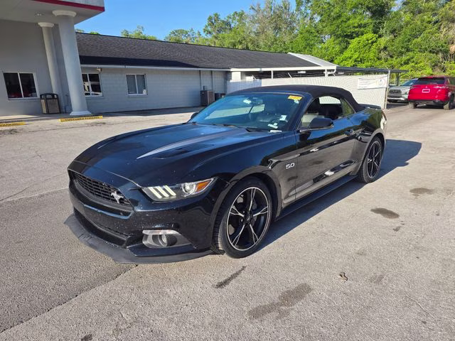2016 Shadow Black Ford Mustang GT Premium RWD Convertible