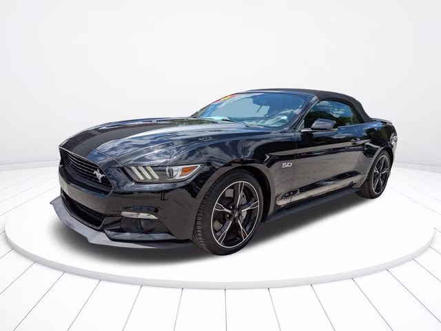 2016 Shadow Black Ford Mustang GT Premium RWD Convertible