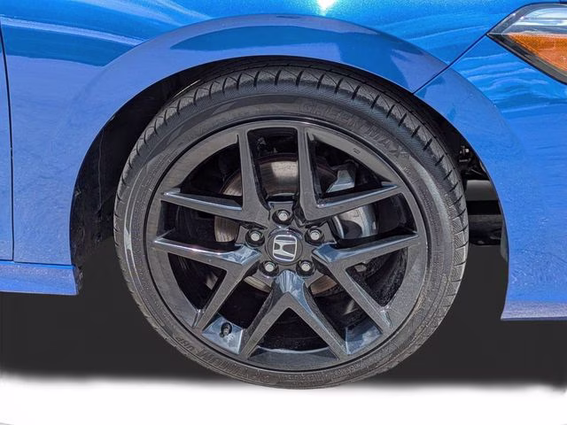 2024 Blue Honda Civic Sport FWD Sedan