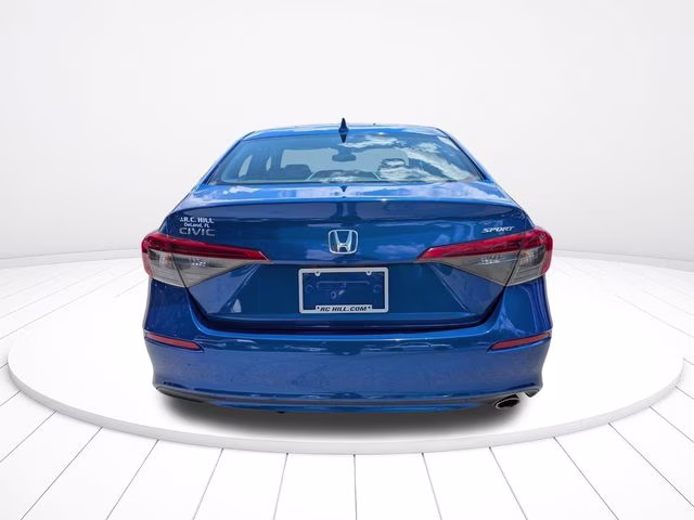 2024 Blue Honda Civic Sport FWD Sedan