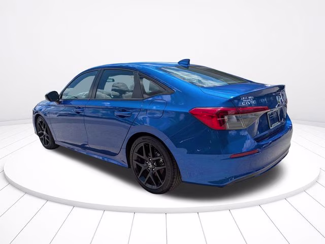 2024 Blue Honda Civic Sport FWD Sedan