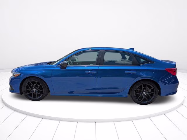 2024 Blue Honda Civic Sport FWD Sedan