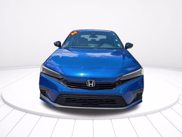 2024 Blue Honda Civic Sport FWD Sedan