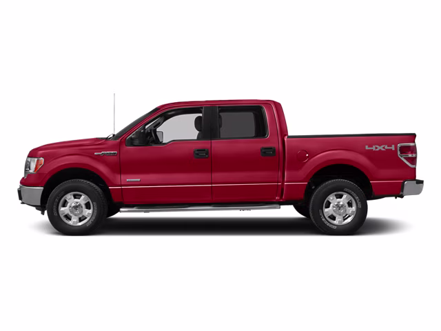 2014 Ruby Red Metallic Tinted Clearcoat Ford F-150 Lariat 4X4 Truck