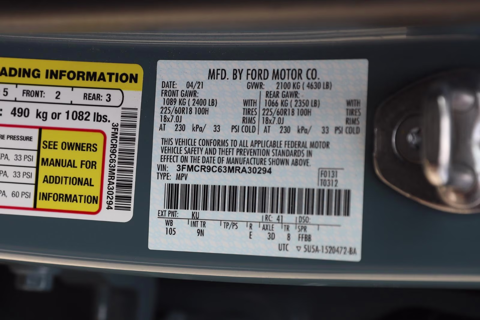 2021 Area 51 Ford Bronco Sport Outer Banks 4X4 SUV