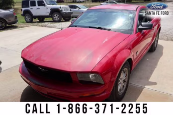 2009 Red Ford Mustang Base RWD Coupe
