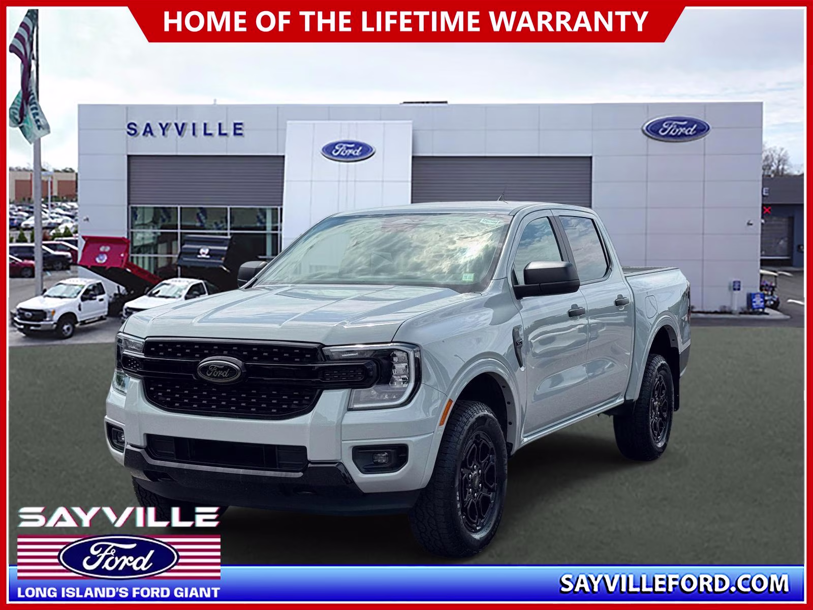 2026 White Ford Ranger XLT 4X4 Truck