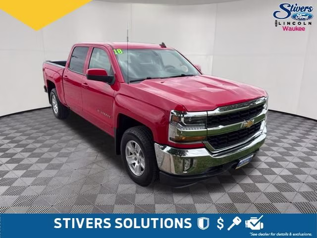 2018 Red Hot Chevrolet Silverado 1500 LT 4X4 Truck