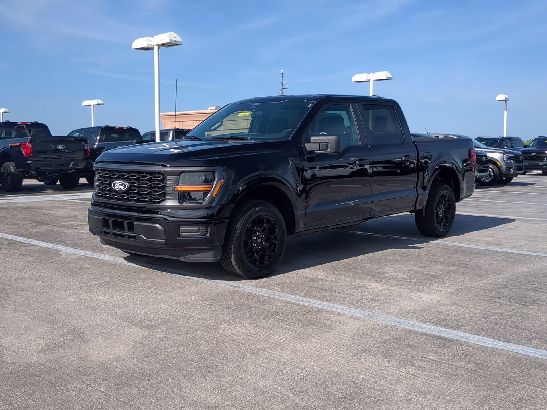 2026 Agate Black Metallic Ford F-150 STX Crew Cab Pickup RWD Truck