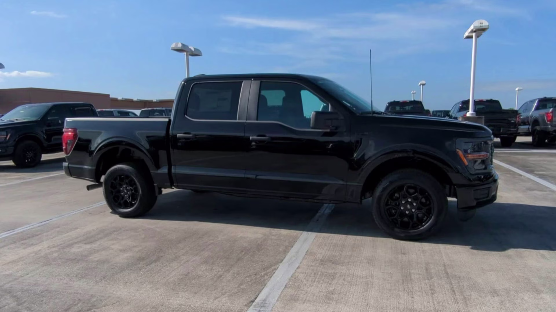 2026 Agate Black Metallic Ford F-150 STX Crew Cab Pickup RWD Truck