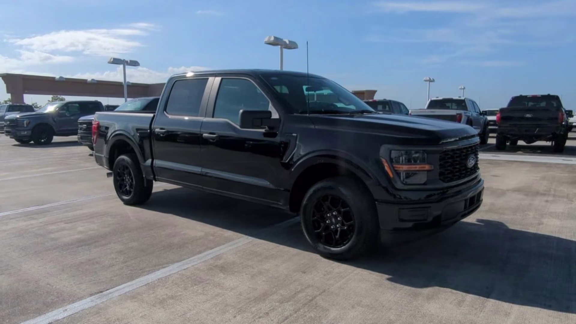 2026 Agate Black Metallic Ford F-150 STX Crew Cab Pickup RWD Truck
