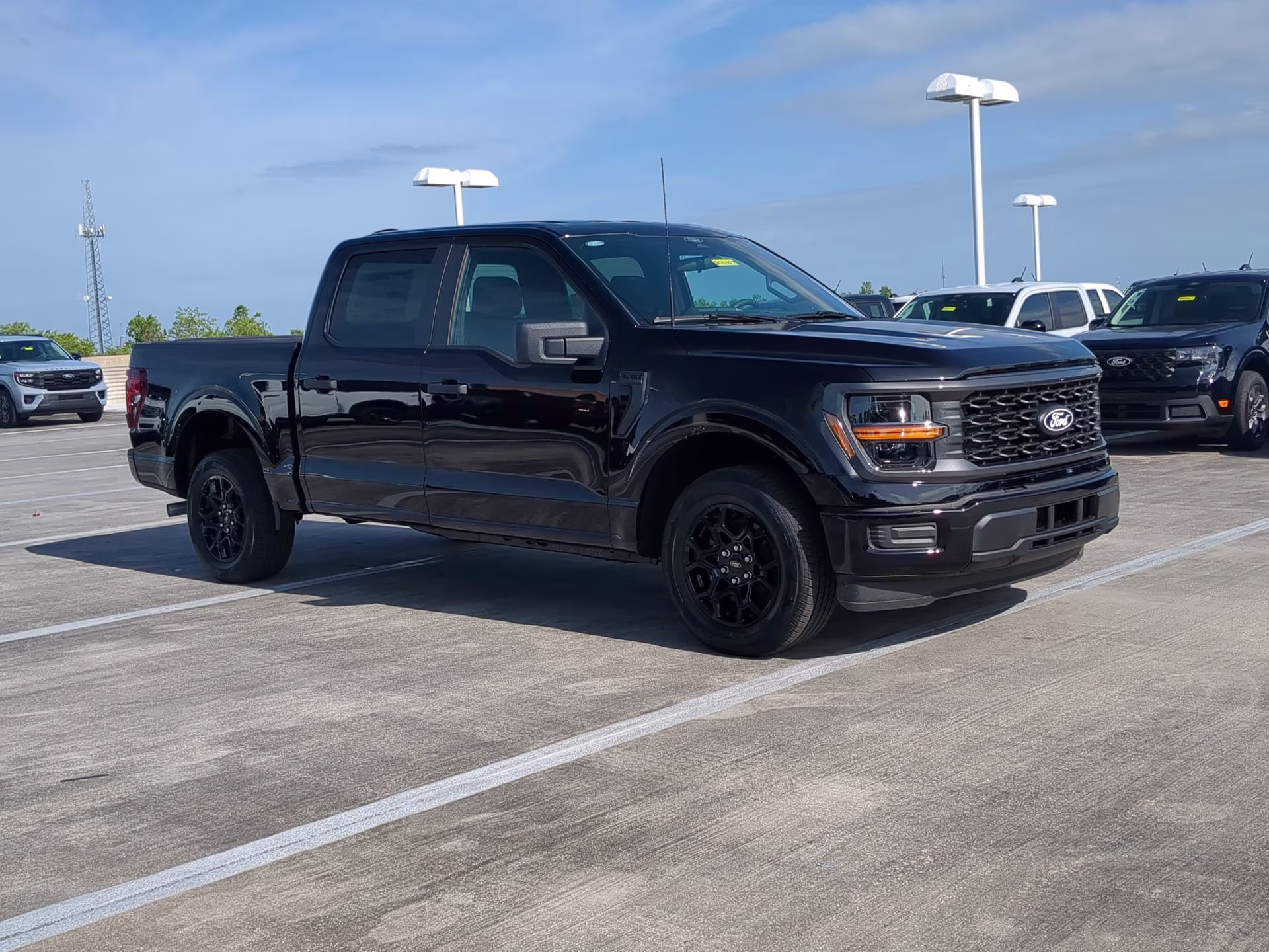 2026 Agate Black Metallic Ford F-150 STX Crew Cab Pickup RWD Truck