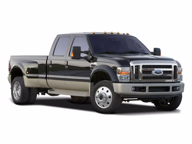 2008 Black Ford Super Duty F-450 DRW Lariat 4X4 Truck