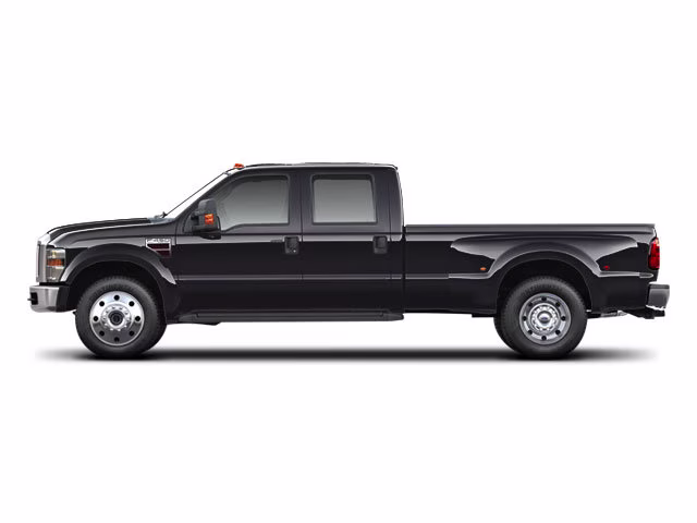 2008 Black Ford Super Duty F-450 DRW Lariat 4X4 Truck