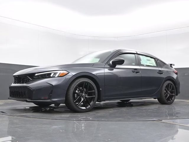 2026 Meteorite Gray Metallic Honda Civic Sport FWD Hatchback