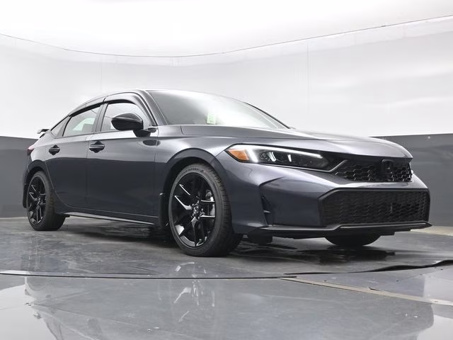 2026 Meteorite Gray Metallic Honda Civic Sport FWD Hatchback