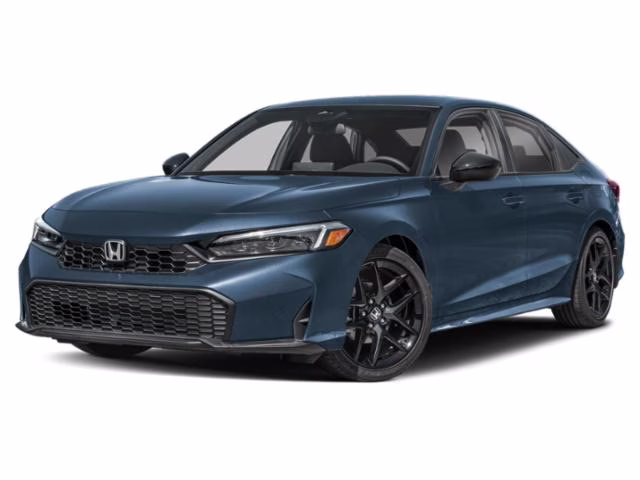 2026 Blue Lagoon Pearl Honda Civic Sport FWD Sedan