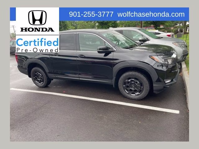 2025 Crystal Black Pearl Honda Ridgeline RTL AWD Truck