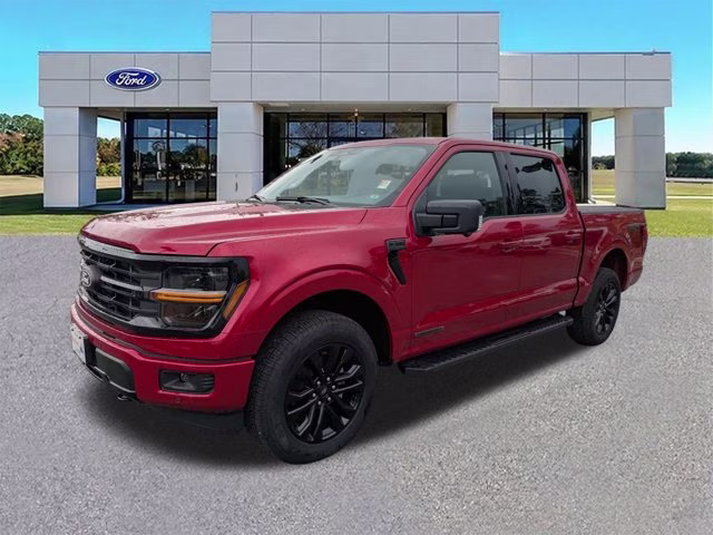 2025 Red Metallic Ford F-150 XLT 4X4 Truck