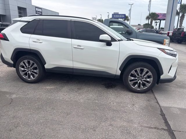2022 White Toyota RAV4 XLE Premium FWD SUV