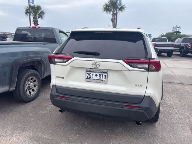 2022 White Toyota RAV4 XLE Premium FWD SUV