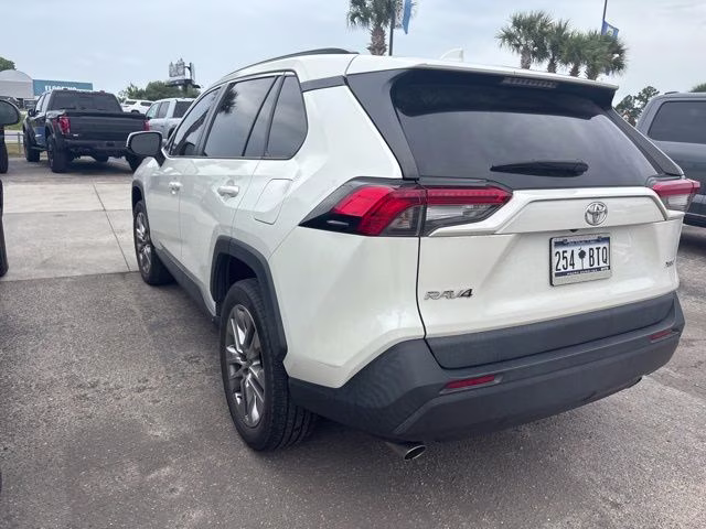 2022 White Toyota RAV4 XLE Premium FWD SUV