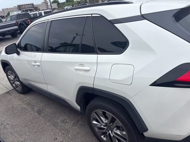 2022 White Toyota RAV4 XLE Premium FWD SUV