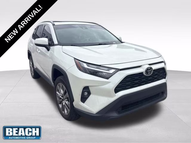 2022 White Toyota RAV4 XLE Premium FWD SUV