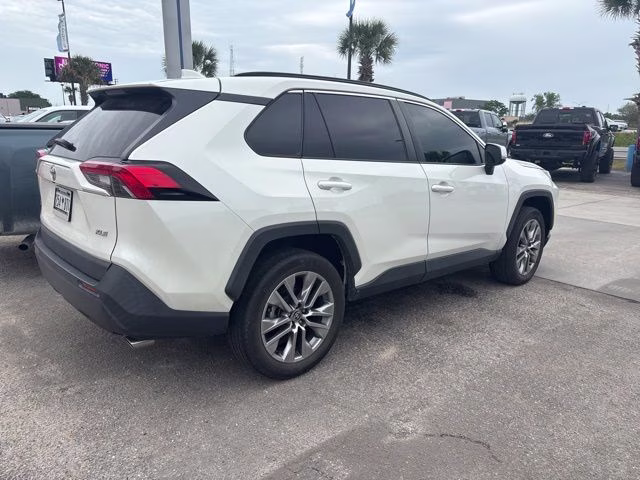 2022 White Toyota RAV4 XLE Premium FWD SUV