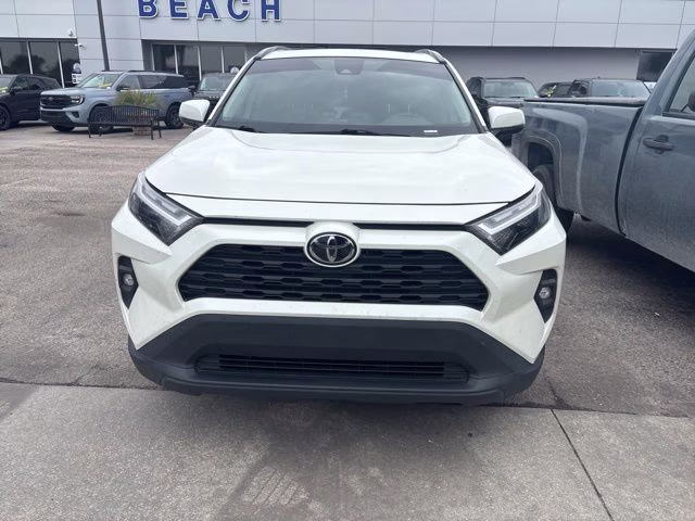2022 White Toyota RAV4 XLE Premium FWD SUV