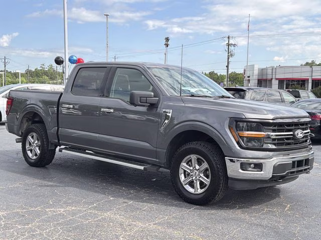 2024 Avalanche Gray Ford F-150 XLT 4X4 Truck
