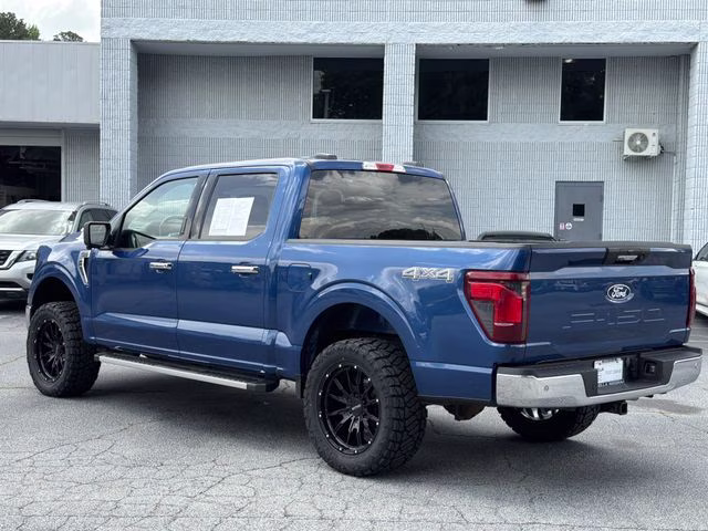 2024 Atlas Blue Metallic Ford F-150 XLT 4X4 Truck