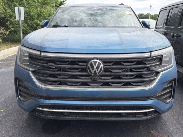 2024 Kingfisher Blue Metallic Volkswagen Atlas Cross Sport 2.0T SEL Premium R-Line AWD SUV