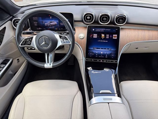 2025 MANUFAKTUR Moonlight White Metallic Mercedes-Benz C-Class C 300 RWD Sedan