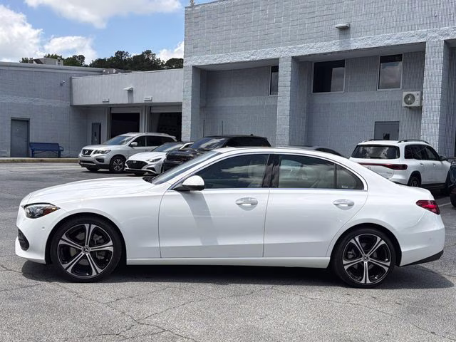 2025 MANUFAKTUR Moonlight White Metallic Mercedes-Benz C-Class C 300 RWD Sedan
