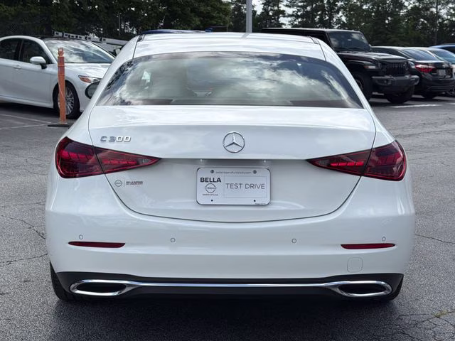 2025 MANUFAKTUR Moonlight White Metallic Mercedes-Benz C-Class C 300 RWD Sedan