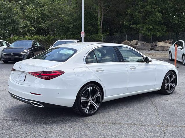 2025 MANUFAKTUR Moonlight White Metallic Mercedes-Benz C-Class C 300 RWD Sedan
