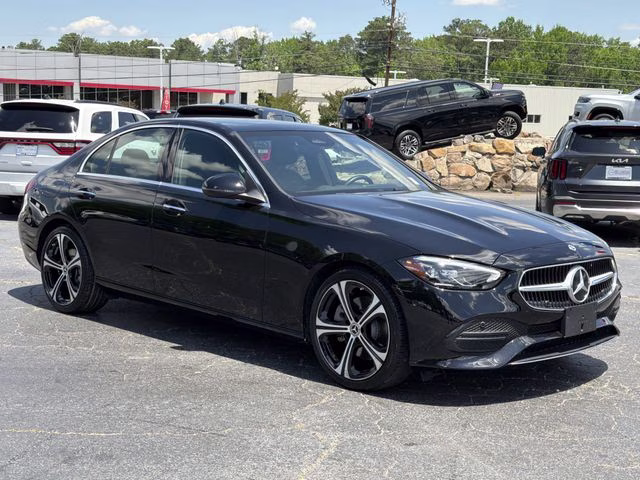 2025 Black Mercedes-Benz C-Class C 300 RWD Sedan
