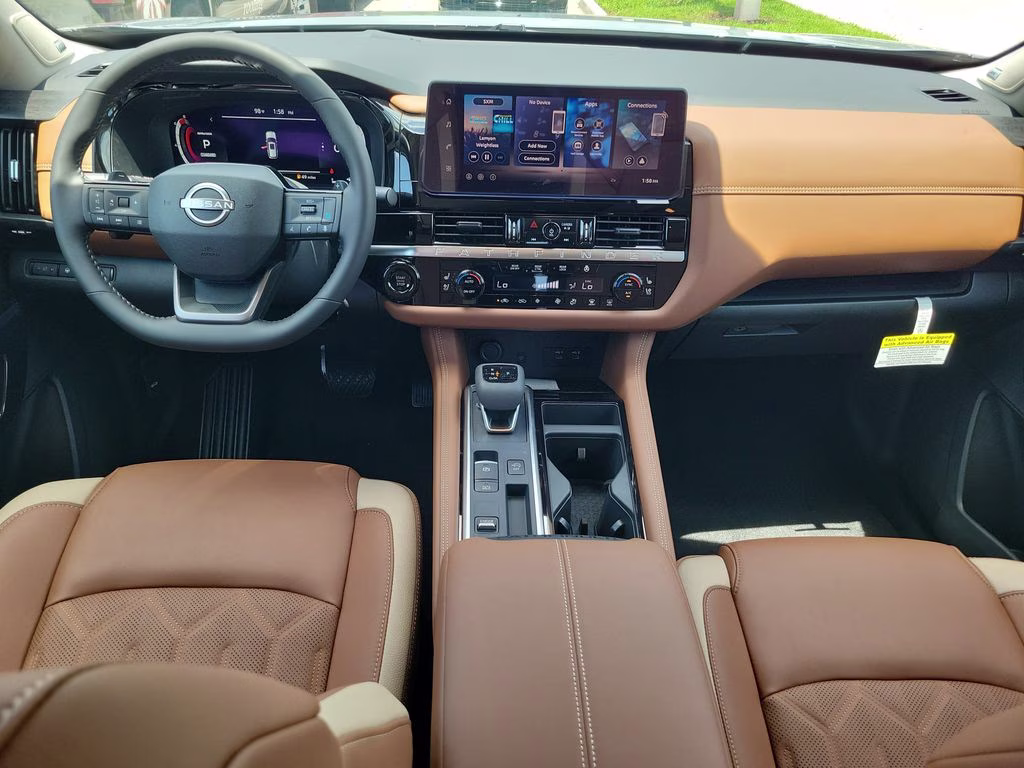 2026 Boulder Gray/Super Black Nissan Pathfinder Platinum FWD SUV