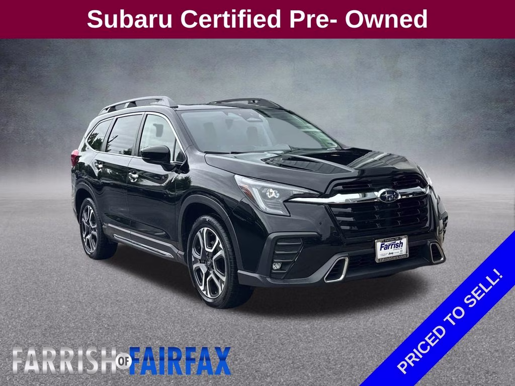 2024 Crystal Black Silica Subaru Ascent Touring AWD SUV