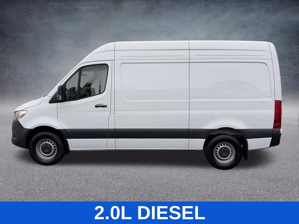2025 Arctic White Mercedes-Benz Sprinter 2500 Cargo 144 WB RWD Van